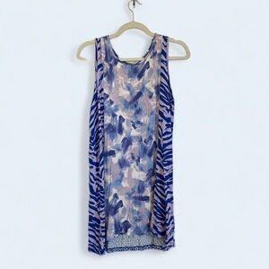 Lightweight summer sleeveless mini dress cover up perfect for beach / pool XL